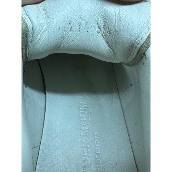 ALEXANDER MCQUEEN Oversized Chunky Platform Sneakers White Red-Orange - Sz 5 1/2 - Picture 8 of 8